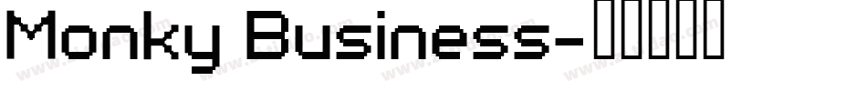 Monky Business字体转换